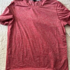 Lululemon Athletica Red Short Sleeve Tee